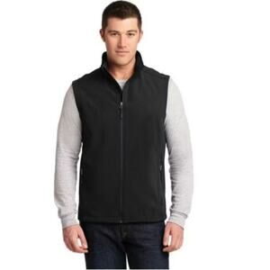 Madeflex Core Soft Shell Vest Full Zip Unisex Black Utility Gorpcore Medium Cold